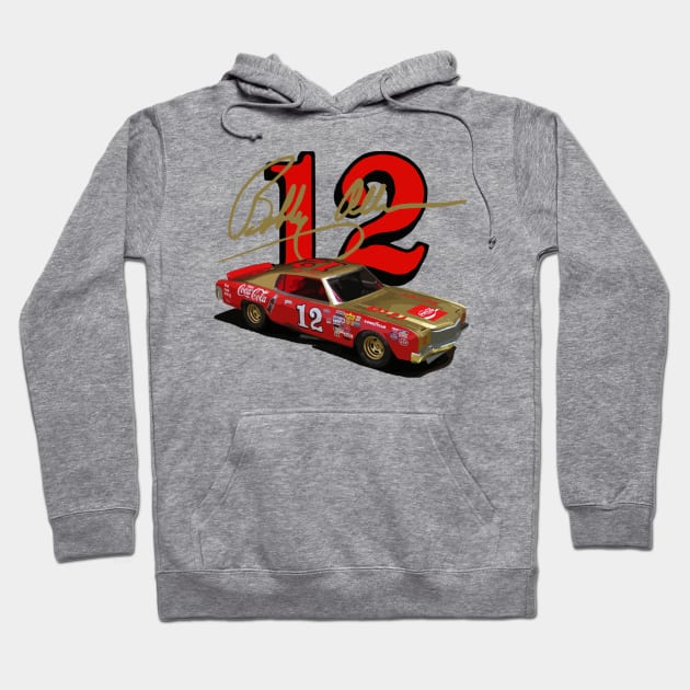 Bobby Allison #12 Signature Hoodie by stevenmsparks